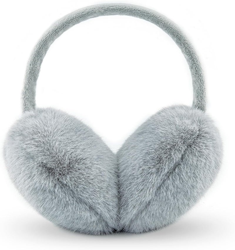 YATANAM Ear Muffs for Women Faux Fur Winter Girls Earmuffs Fluffy Adjustable Ear Warmers Cute Ear Covers - Image 1